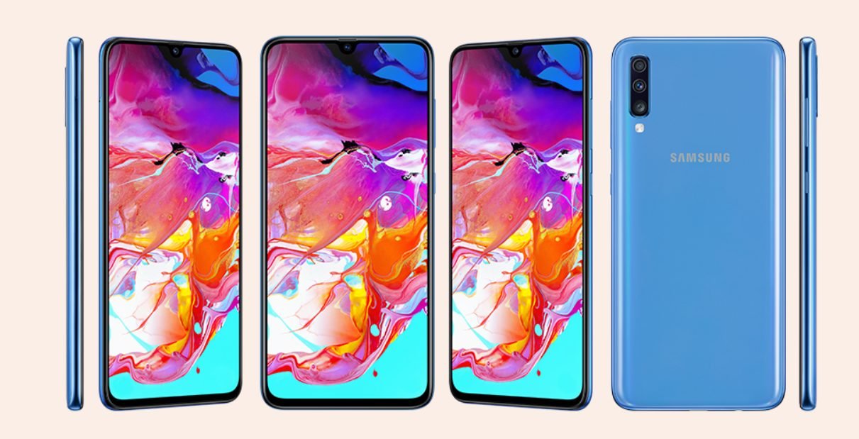 samsung galaxy a70 dimensions