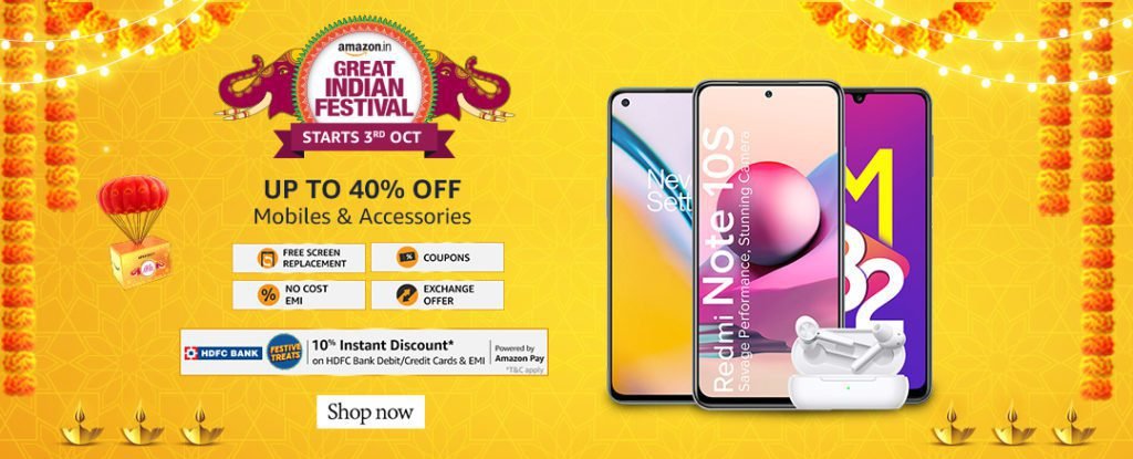 Amazon Great Indian Festival Sale 2021 is Now Live for Prime Members Amazon Great Indian Festival Sale 2021